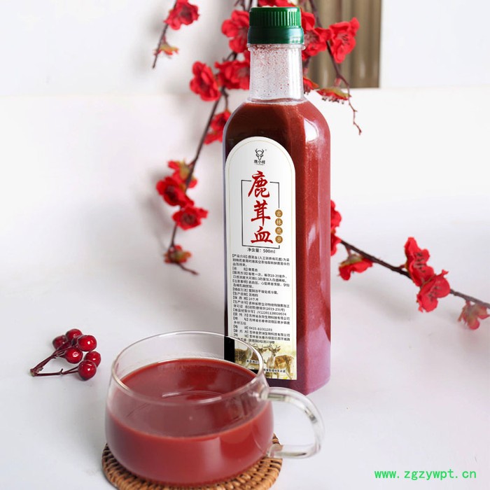 鹿小样鹿茸血500m加酒保鲜图4