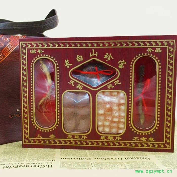 五宝礼盒 人参鹿茸片鹿鞭片不老草批发产品包装礼盒送礼佳品滋补人参鹿鞭片男用鹿鞭膏丸男性男人滋补品肾可搭刚鹿茸猛牡蛎久鹿乡图5