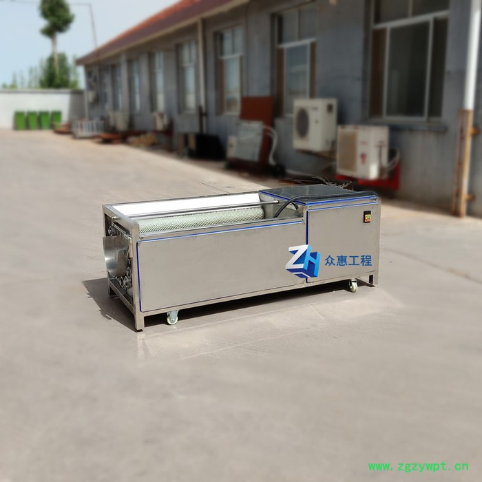 众惠800  人参鹿茸黄精多功能毛刷清洗机304不锈钢   大型图2