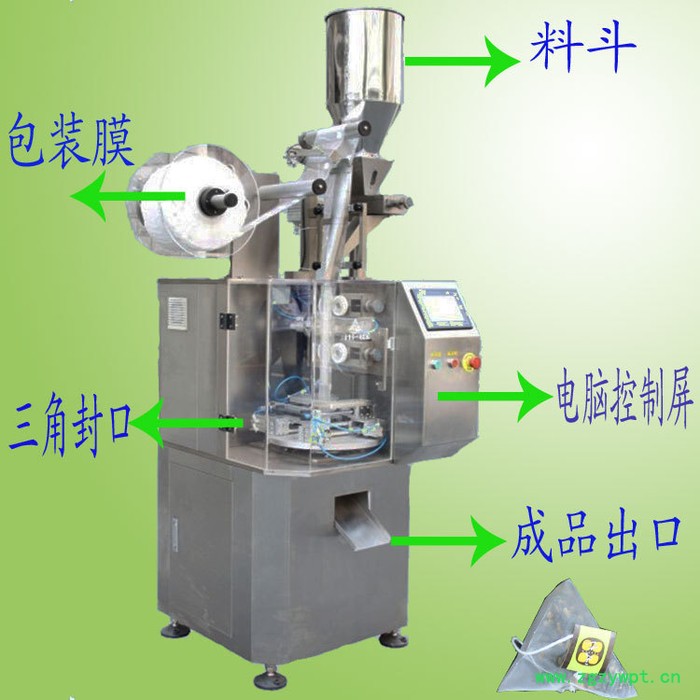 东北刺五加 人参茶三角包 内外袋三角袋泡茶自动包装机 钦典制造图3
