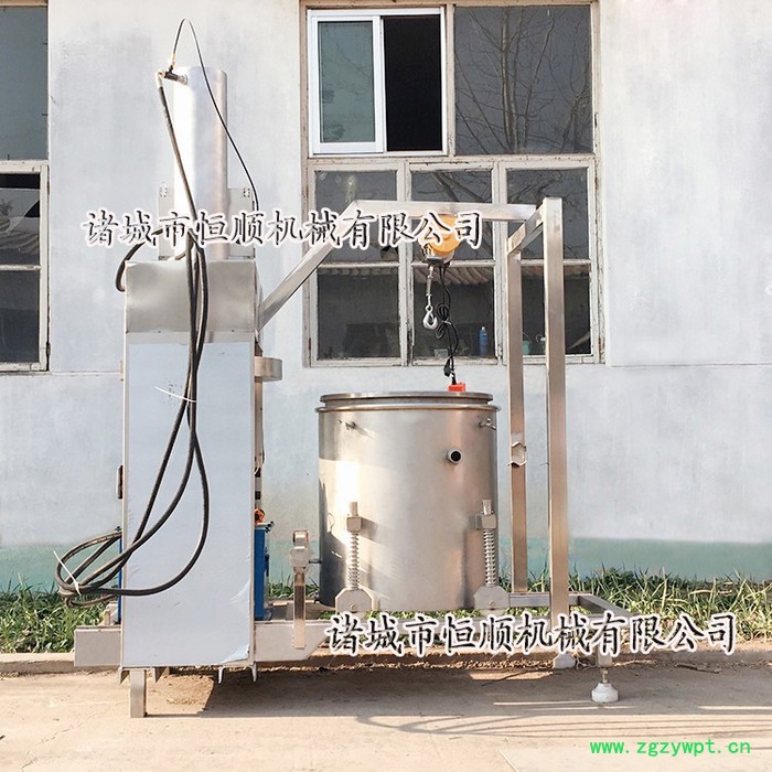 刺五加红参茯苓灵芝桑葚液压压榨机 蔬菜脱水压榨机 酱菜脱水机图7