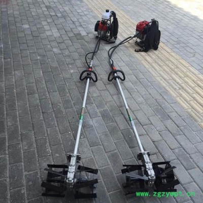 割草的还机器【高草，扩紫草】统统一扫光，背负式四冲程软轴割草机