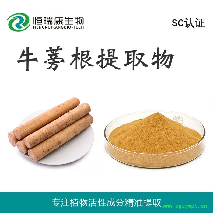 恒瑞康SC工厂直销 长期供应 牛蒡根提取物 水溶牛蒡根粉 1KG起批现货图5