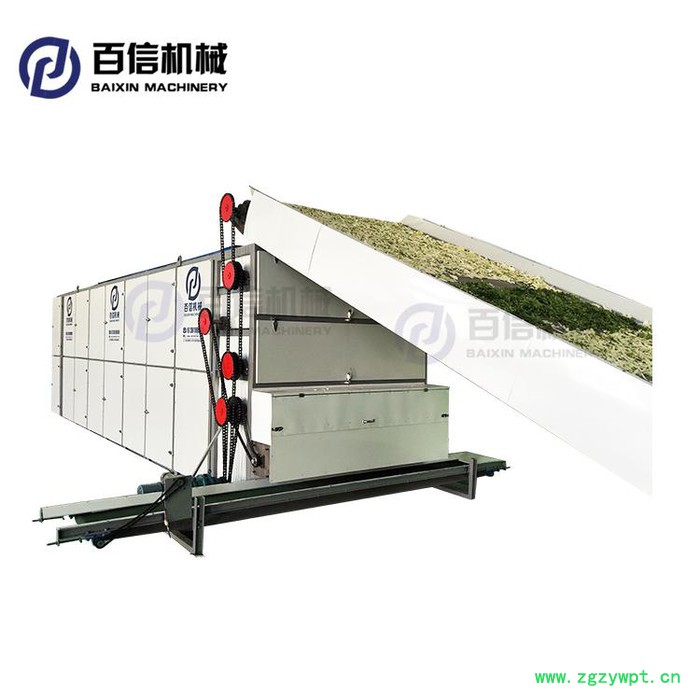 沙姜姜片大型烘干机 鲜姜烘干烤箱 带式穿流干燥机图3