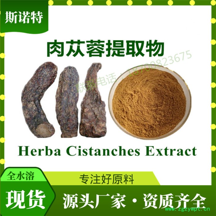 肉苁蓉提取物10:1 肉苁蓉粉   肉苁蓉多酚  Herba Cistanches Extract图2