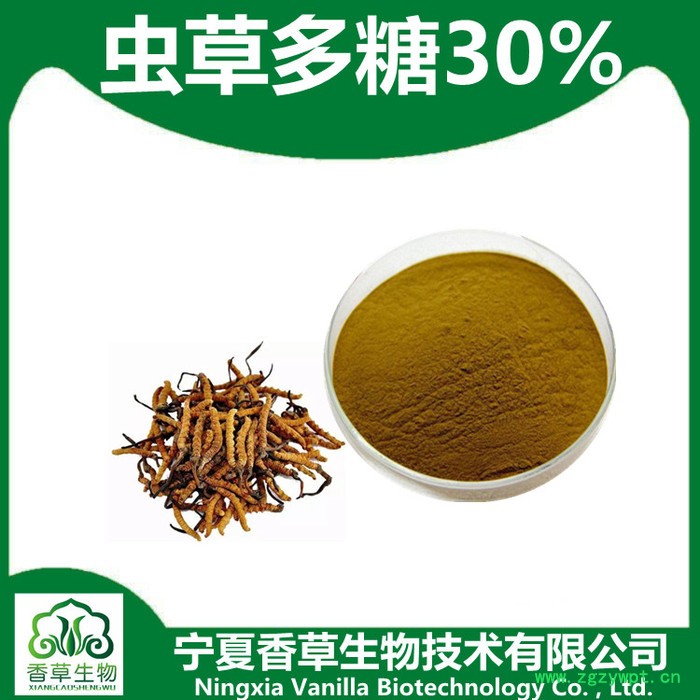 虫草粉98%价格 香草生物供应冬虫夏草提取物 虫草提取物水提醇提图3