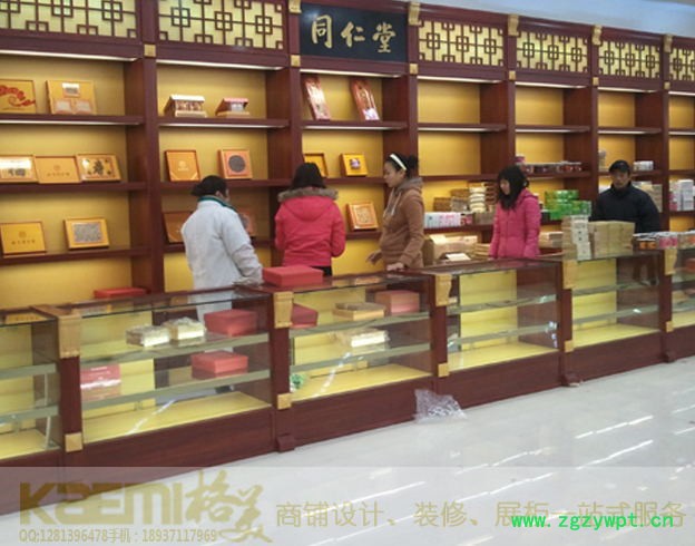 中药展柜，参茸冬虫夏草名贵药材展示柜图3