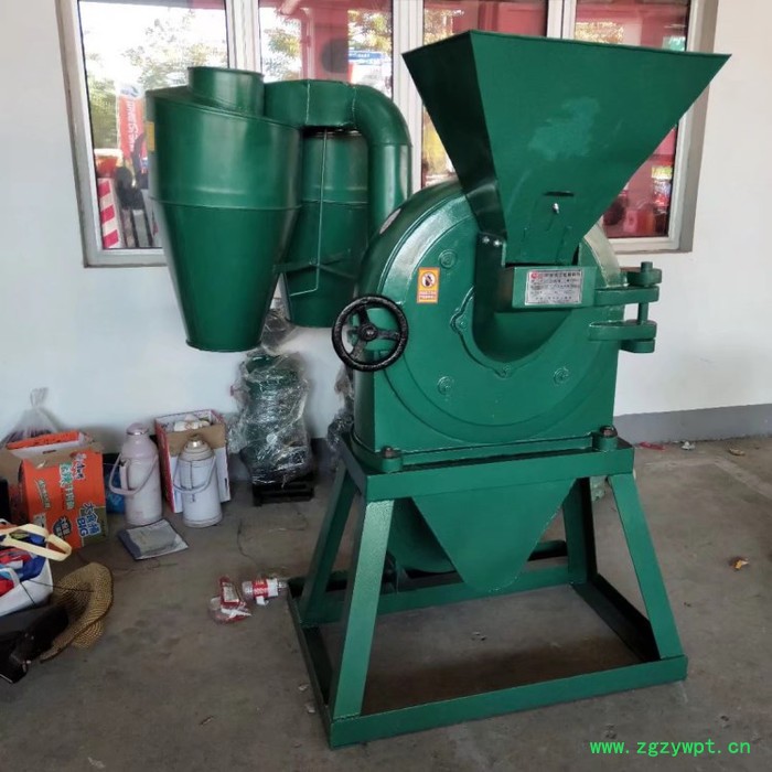 华新320中草药饲料粉碎机玉米粉碎机高效齿盘粉碎机鸡血藤冬虫夏草粉碎机图7