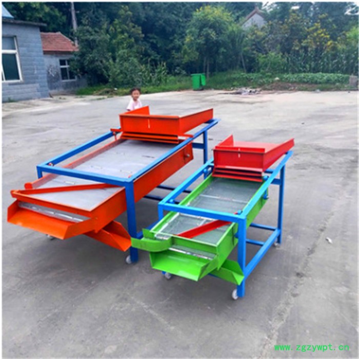 五味子除杂震动筛选机 艾绒除尘除杂分选机 田螺上下大小分级筛图8