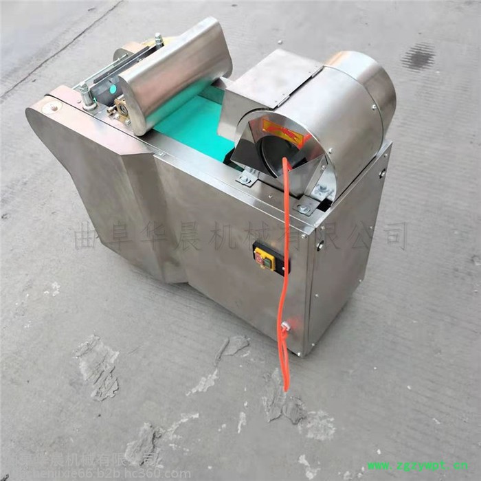 华晨茯苓切片机   HC-QCJ水萝卜切丁机  切菜机价格图3