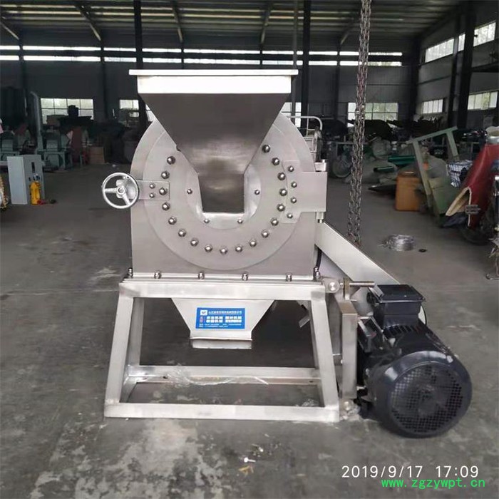 工厂现货药材茯苓粉碎机杂粮粉碎机不锈钢盐块齿盘粉碎机冰糖粉碎机十三香粉碎机图8