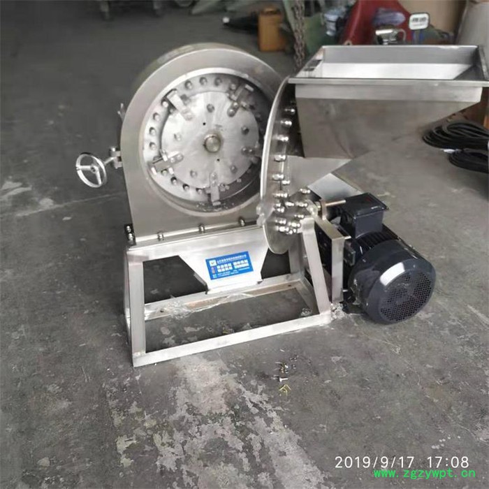 工厂现货药材茯苓粉碎机杂粮粉碎机不锈钢盐块齿盘粉碎机冰糖粉碎机十三香粉碎机图4