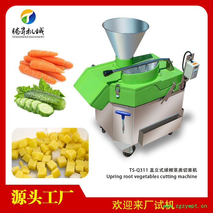 腾昇TS-Q311多功能式切菜机 根茎类果蔬切菜机 萝卜切片机 茯苓切片机 生姜切片机图5