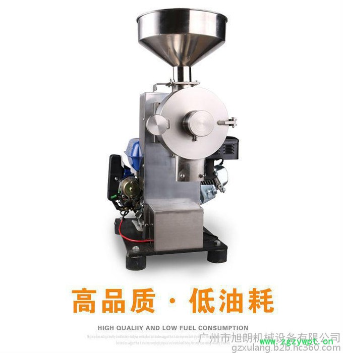 手拉绳汽油磨粉机 电子打火研磨机 茯苓面粉机图2