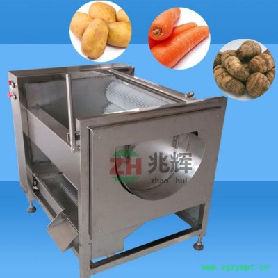 瓜果商用毛刷清洗脱皮机土茯苓清洗机