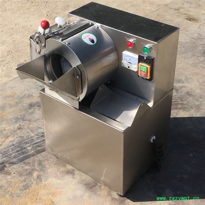 新鲜茶叶切丝机 家用电香葱切段机 茯苓切片鲜竹笋切丝机富兴图5