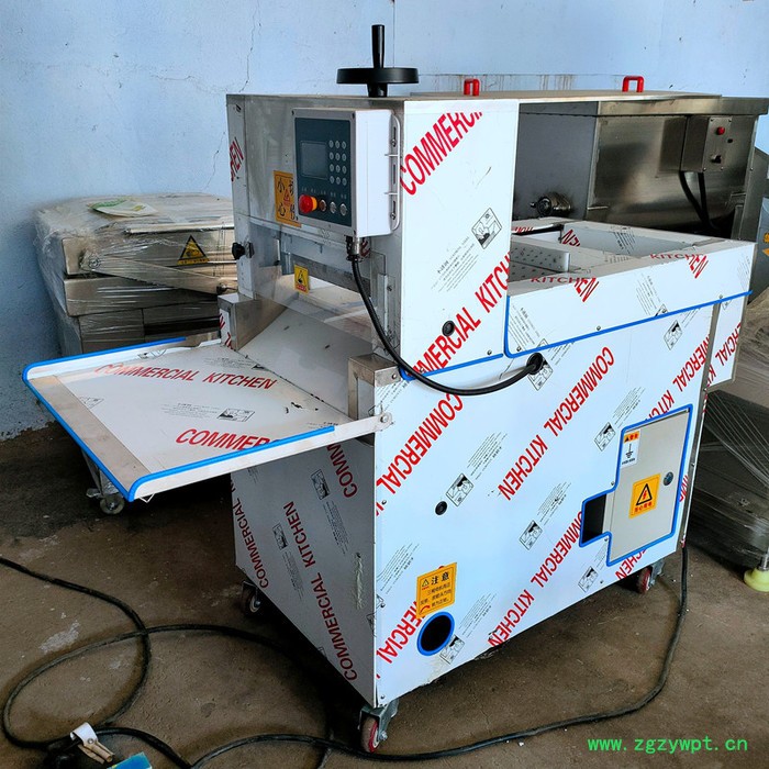 利顺 LS-DRQP数控牛羊肉切片机冻肉肥牛切卷机阿胶年糕刨片机电动切肉片机图4