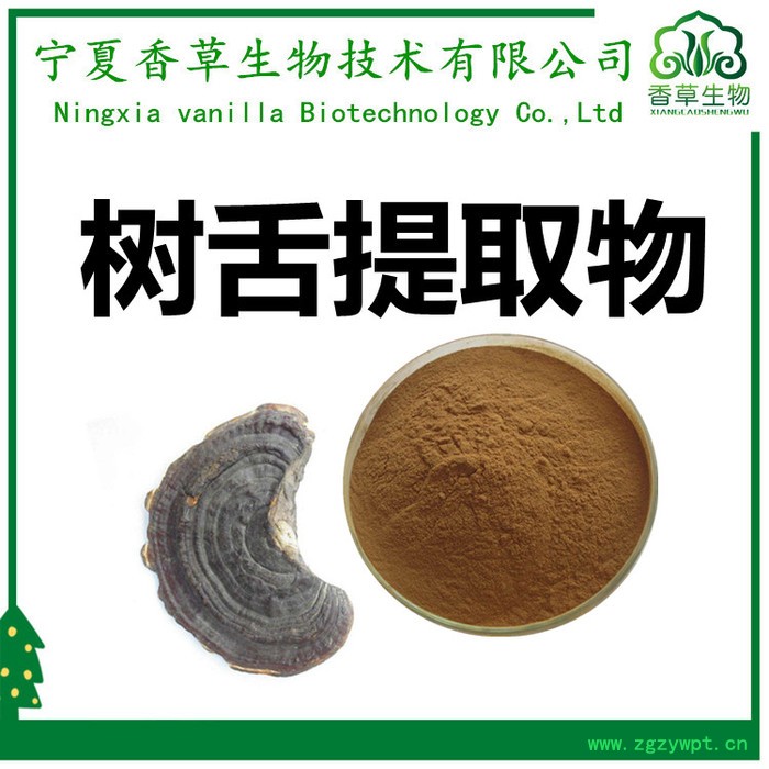 香草生物 树舌提取物20：1 厂家供应树舌多糖30% 树舌粉 树舌灵芝粉现货图3