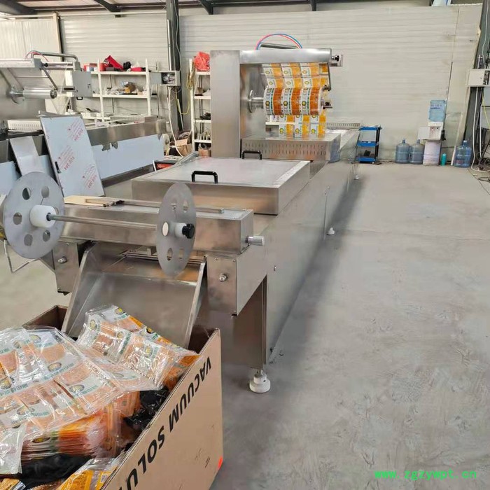 义康RA200D 鸡爪拉伸膜真空包装机 猪蹄真空包装机 阿胶拉伸膜真空包装机图2