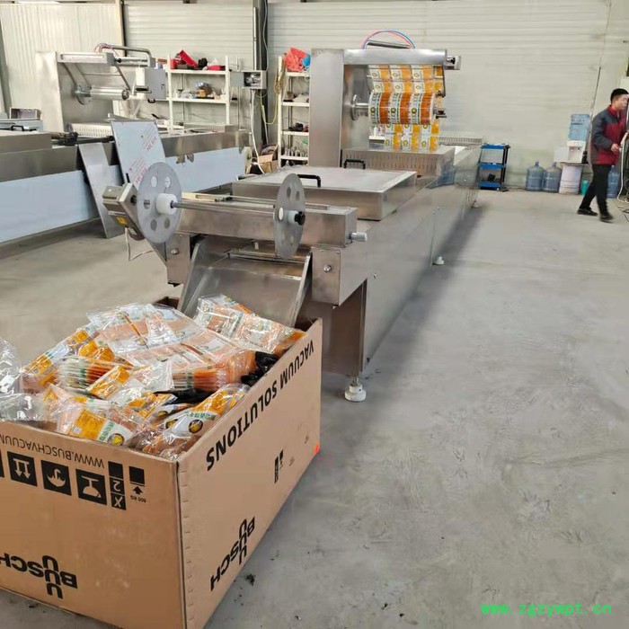 义康RA200D 鸡爪拉伸膜真空包装机 猪蹄真空包装机 阿胶拉伸膜真空包装机图3