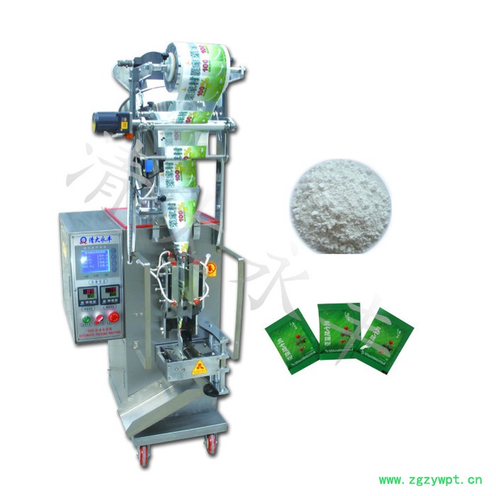 定制北京清大永丰DXD系列粉末包装机，中药三边封粉剂包装机，破壁灵芝孢子粉包装机，核桃粉芝麻粉豆奶粉包装机图3