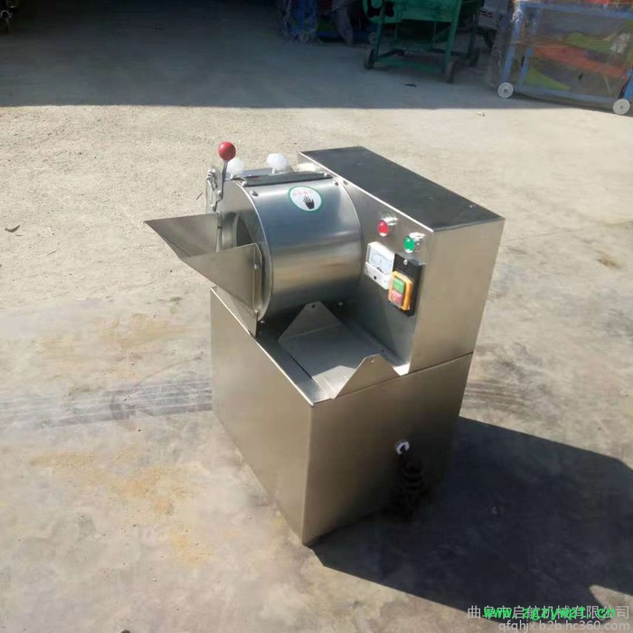 水萝卜切片机 启航市场专用切丝机 均匀切面灵芝切片机价格图5