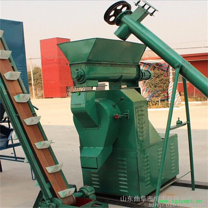 秸秆粉碎后做颗粒机 厂家批发价轴传动颗粒机 药材造粒机价格图2