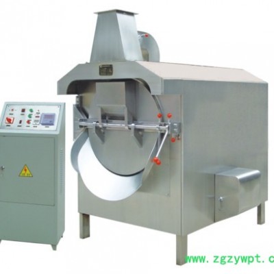 康善销售炒药机 炒药机组 电磁炒药机 电磁加热中药炒药机 不锈钢滚筒炒药机 支持定制 切药机炒药机批发