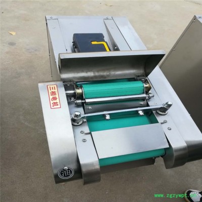 蔬菜辣疙瘩切丝机 杏鲍菇切片机视频 自动中草药切丝机