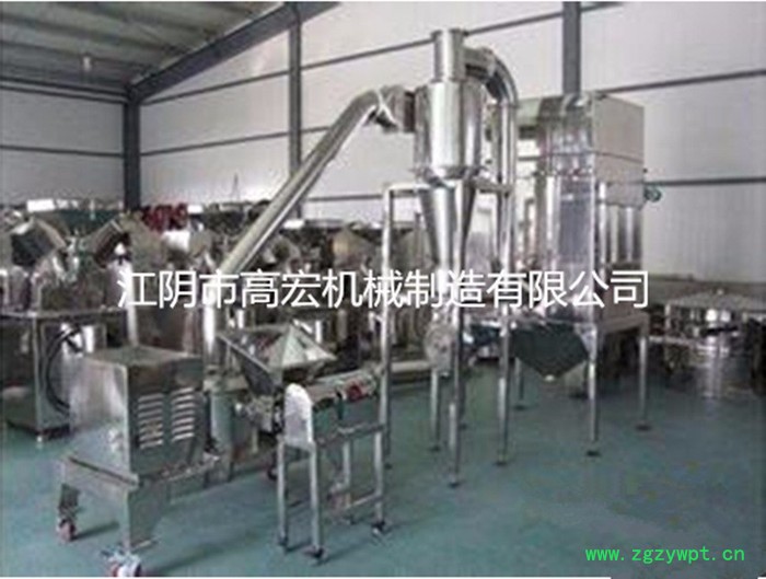 灵芝粉碎机，无人工灵芝粉碎机，粉200目以上，200kg/h图2