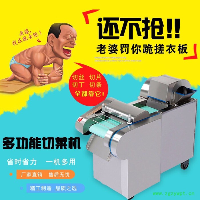 多功能660型全不锈钢切菜机 启航性能稳定多功能切药机 山东660多功能切菜机图7