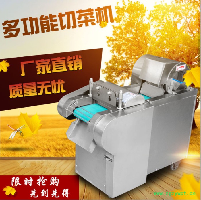 多功能660型全不锈钢切菜机 启航性能稳定多功能切药机 山东660多功能切菜机图2