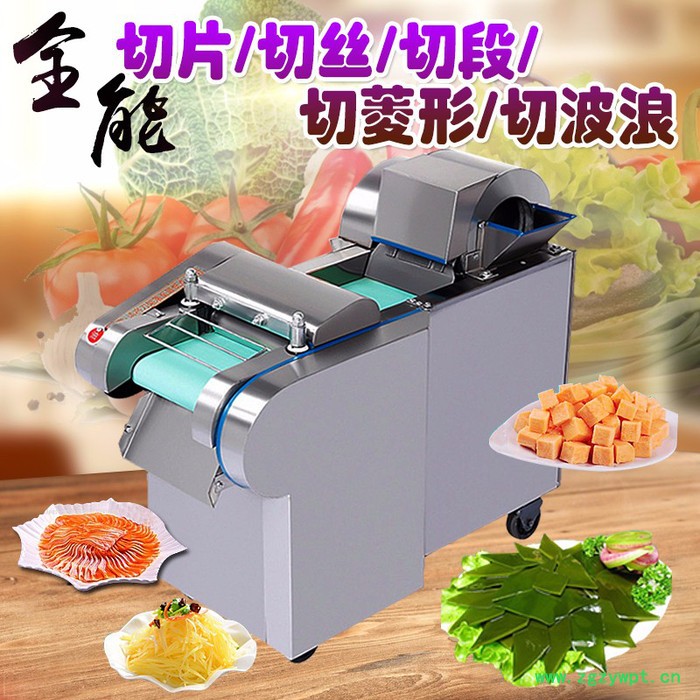多功能660型全不锈钢切菜机 启航性能稳定多功能切药机 山东660多功能切菜机图5