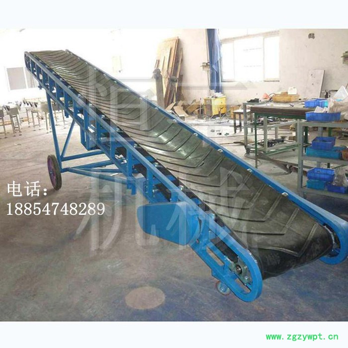 日照玉米输送机输送原理 平板输送机兽药饲料颗粒输送设备4kw 流水线输送机图2