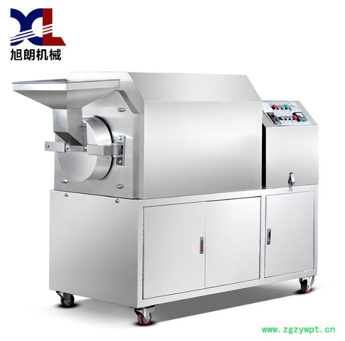 旭朗坚果恒温炒货机卧式滚筒炒货机芝麻坚果炒货机环保型炒货机中药炒药机厂家直供图2
