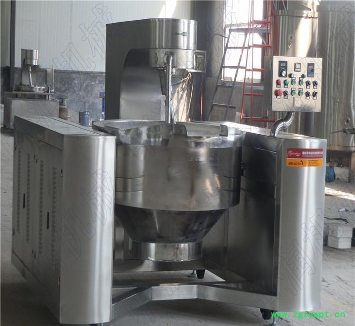 电热炒青稞机 连续作业炒青稞设备 燃气加热不锈钢炒药机图3