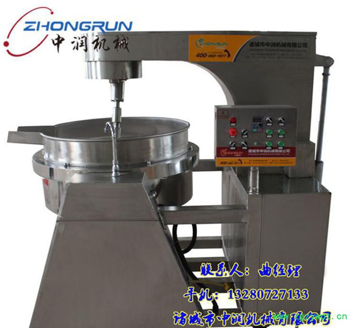 电热炒青稞机 连续作业炒青稞设备 燃气加热不锈钢炒药机图2