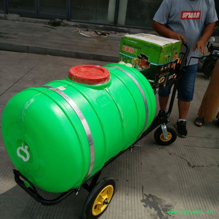 手持高压四轮打药机 300L果树高压喷雾打药用设备 远射程图6