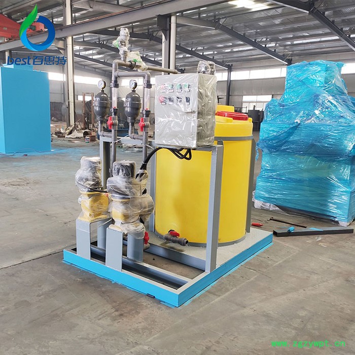 再生颗粒污水处理设备  混凝加药装置  水处理加药装置   油墨污水处理设备价格   自动加药设备图3