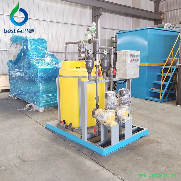 再生颗粒污水处理设备  混凝加药装置  水处理加药装置   油墨污水处理设备价格   自动加药设备图5