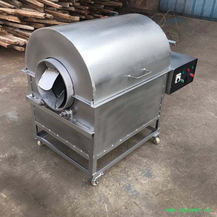 宏博 大豆炒货机图片 小型炒药机 炒板栗子机图3