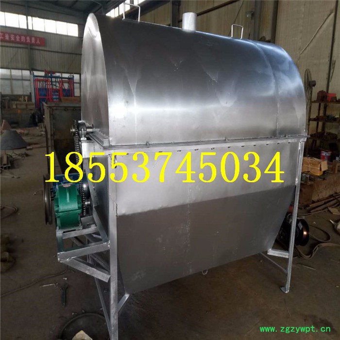 多功能麦类米类炒货机 多功能自动小型中药炒药机 燃气加热炒货机图4