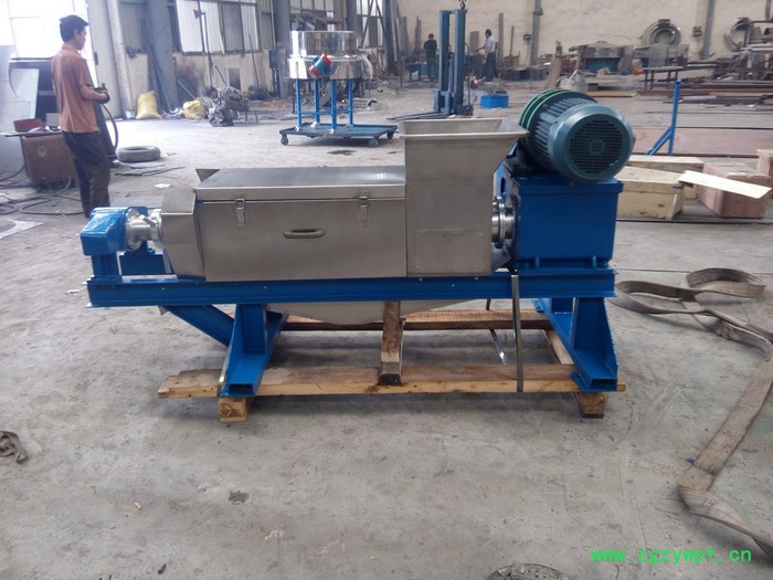 草药用压榨机先脱水再烘焙 螺旋压榨脱水机 草药渣脱水机械设备图2