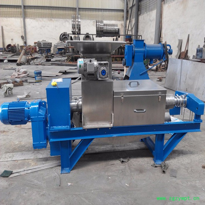 草药用压榨机先脱水再烘焙 螺旋压榨脱水机 草药渣脱水机械设备图4