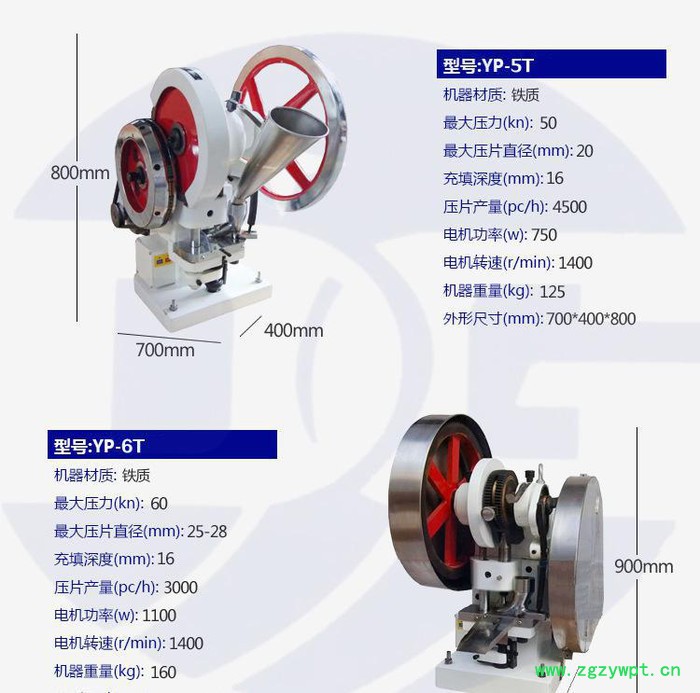 YP-1.5T铁质单冲压片机实验室颗粒原料中、西药粉末制片设备图3