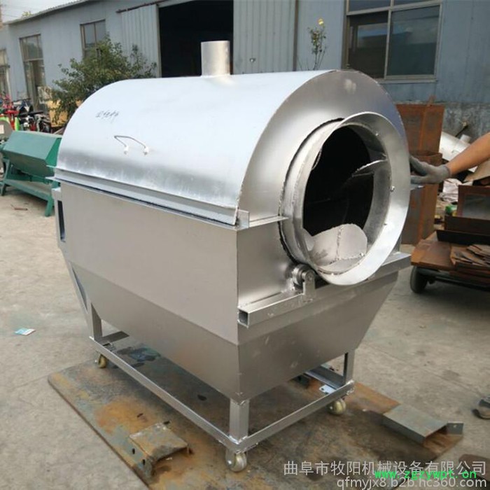 销售滚筒干货炒货机 全自动翻滚炒货机 小型炒药机图2