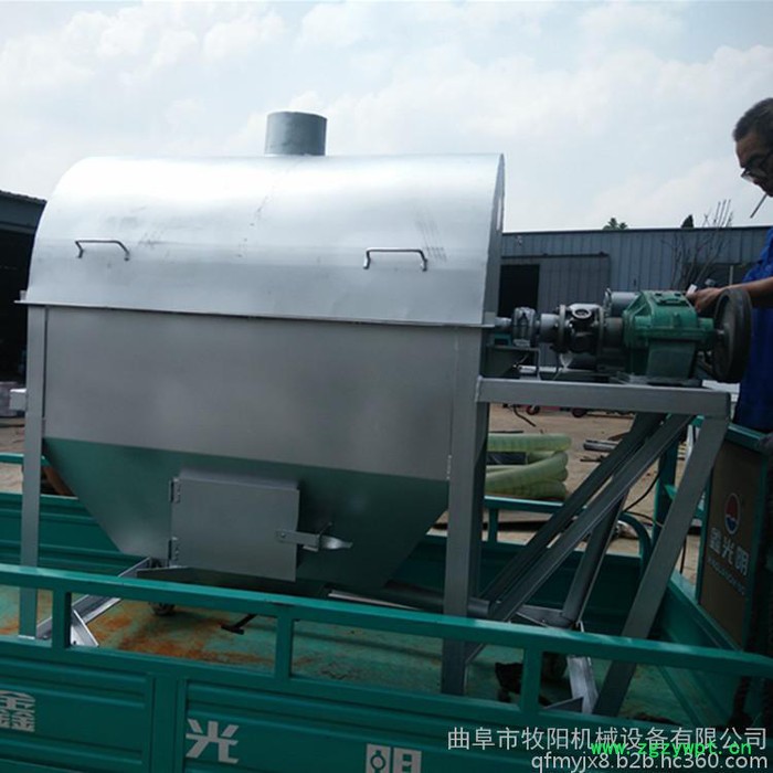 销售滚筒干货炒货机 全自动翻滚炒货机 小型炒药机图3
