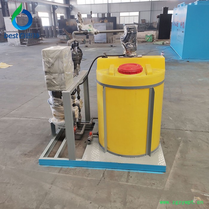 玻璃钢污水处理设备  混凝加药装置  水处理加药装置 中药饮片加工污水处理设备 自动加药设备图4