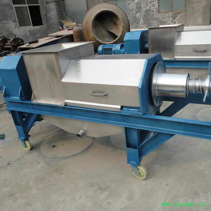 贵州毕节中草药渣螺旋压榨机药材固液分离设备、药渣脱水压榨机图2