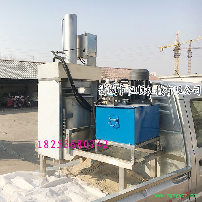 药材浸泡酒渣立式液压压榨机 房县洑汁黄酒榨汁机  绍兴黄酒酒糟压榨机图7